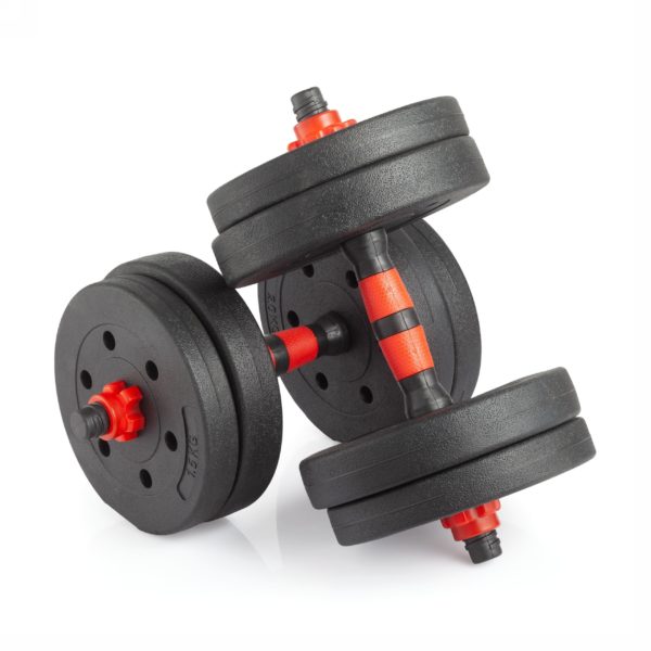 Гантели разборные с грифом, 10 кг. (2 шт. х 5 кг.) VictoryFit VF-DС100