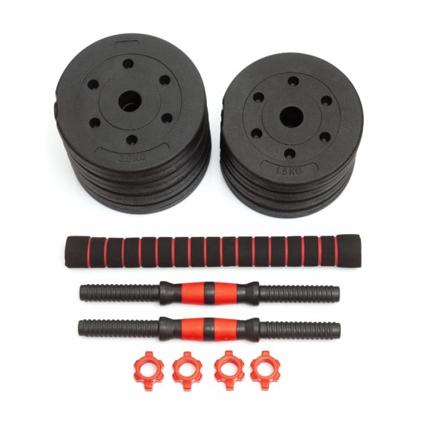 Гантели разборные с грифом, 10 кг. (2 шт. х 5 кг.) VictoryFit VF-DС100