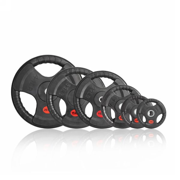 Диск 31 мм. обрезиненный с 3-мя хватами 1,25 кг, VictoryFit VF-S250125