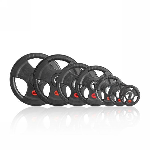 Диск 51 мм. обрезиненный с 3-мя хватами 1,25 кг, VictoryFit VF-S510125