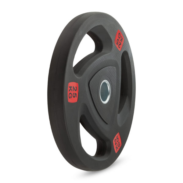Диск 51 мм. NEO обрезиненный с 3-мя хватами 25 кг, VictoryFit VF-ST51250